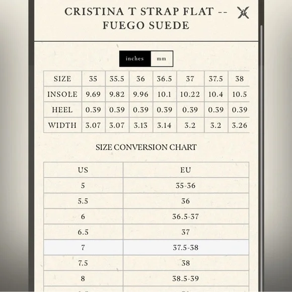 Doen Christina T-Strap Flat — Fuego Suede - Picture 6 of 7